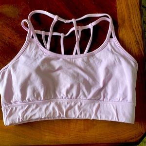 Fabletics Pink Strappy Top